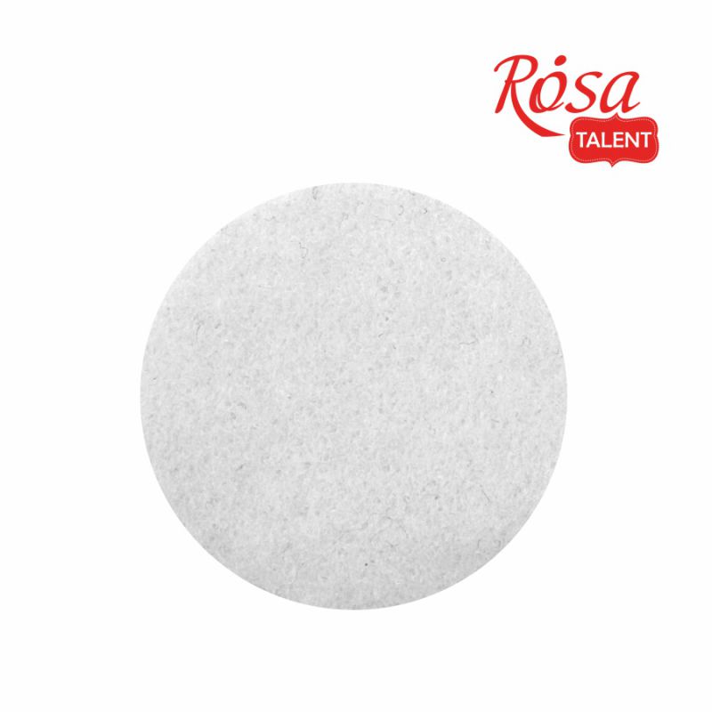 Фетр листовой (полиэстер) 29,7*42 см 180 г/м2, Белый, Rosa Talent