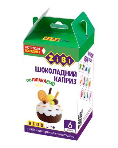Набор воздушного пластилина "Шоколадный Каприз" (6 шт по 7 г), ZB.6268