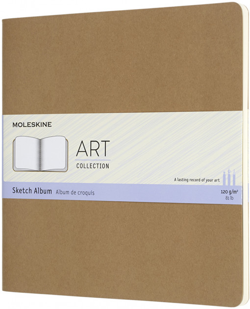 Блокнот Беж для эскизов квадратный, Moleskine Art Cahier XXL, ARTSKA5P3