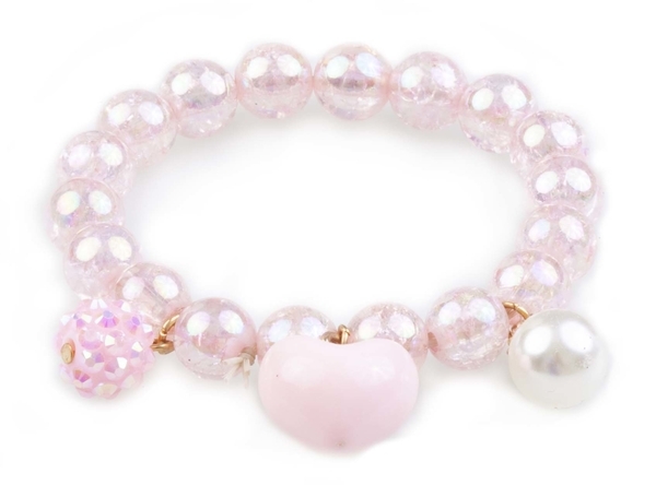 Браслет Pink Heart Bobble, 84083 Great Pretenders