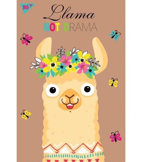 Блокнот B5 80 арк. кл. "Unicorn&Lamas" YES 891445