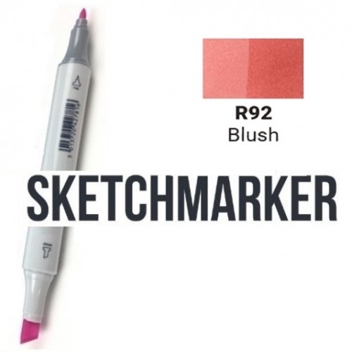 Маркер SKETCHMARKER, 2 пера: долото и тонкое, Blush - Румянец, SM-R92 3