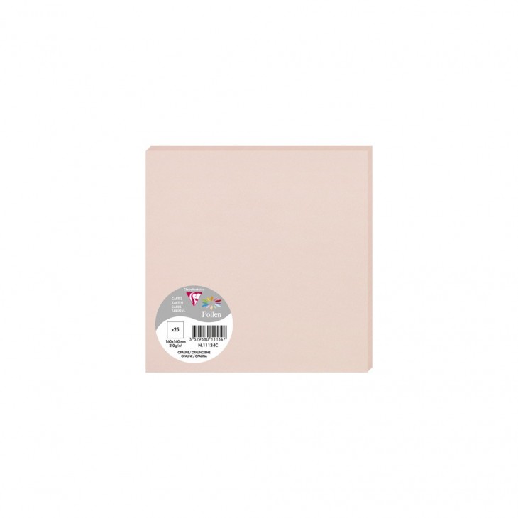 Заготівка для листівок Pollen 160*160 мм/210 г, Opaline/Опаловий, 11134C