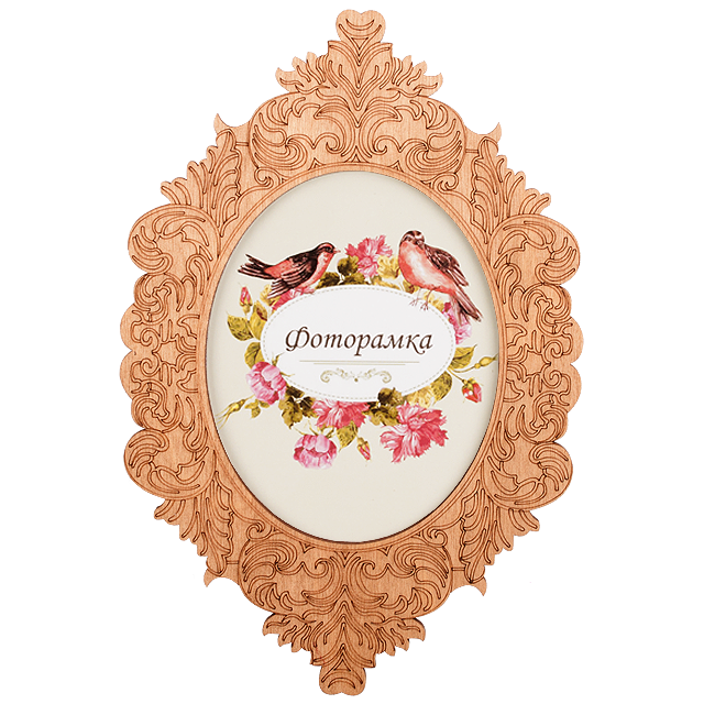 Заготовка фоторамки для декорирования, FLPF-002