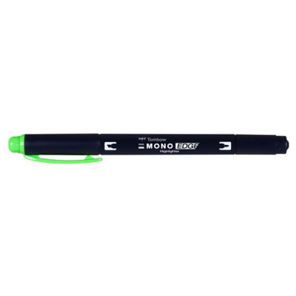 Маркер двосторонній Mono Edge 3,8/0,8 мм WA-TC92, зелений ТМ "Tombow"