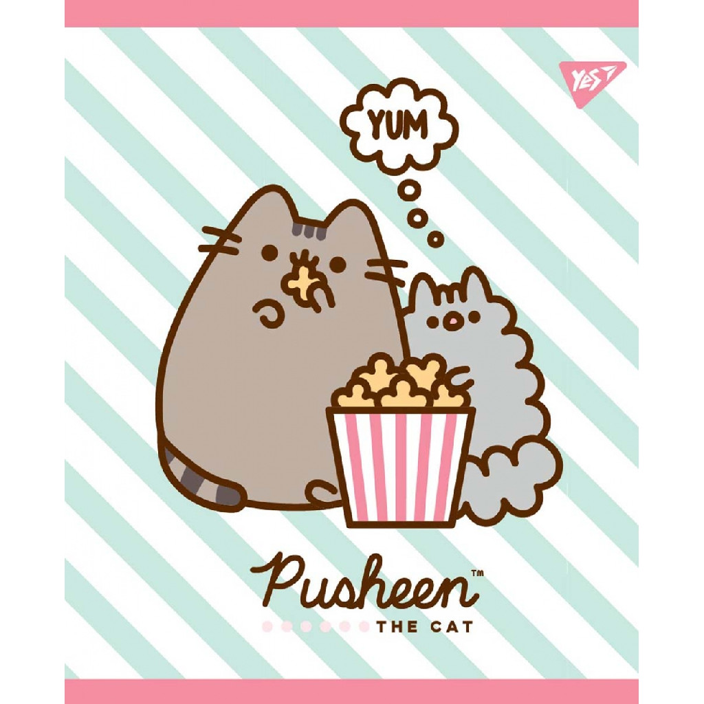 Зошит 12 кос. YES "Pusheen. Sweet cat", 765158
