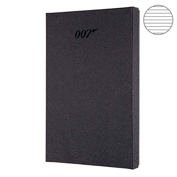 Записник середній в подарунковій упаковці, Moleskine James Bond, LEJBQP060CLT