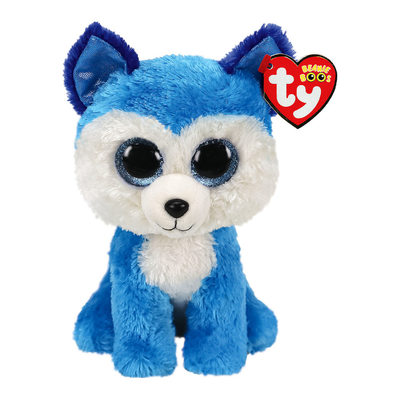 Іграшка м`яка TY Beanie Boo`s Блакитний хаскі "Prince" 15 см, 36310