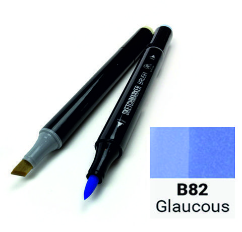 Маркер двосторонній SKETCHMARKER Brush Сірувато-блакитний, SMB-B82 3