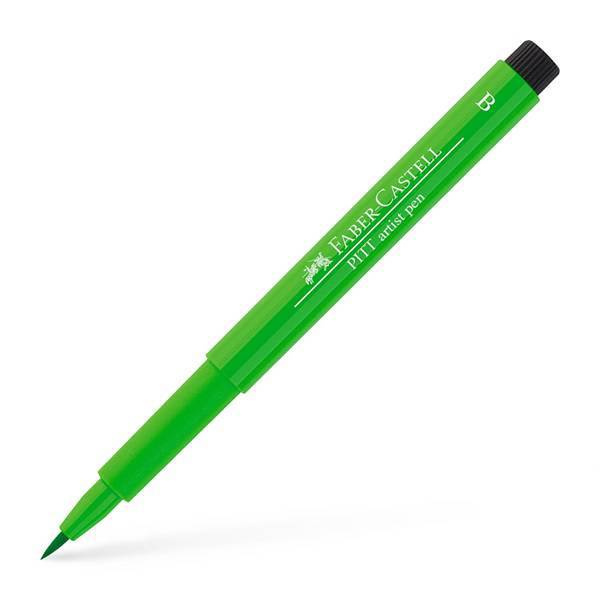 Ручка капілярна PITT Brush Artist Pen 112 світло-зелений, 167412 Faber-Castell
