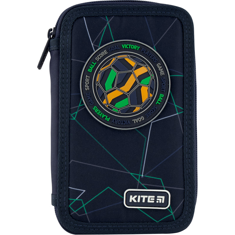 Пенал Kite 623-2 Football, 1 від., 2 відв., без наповн., K20-623-2