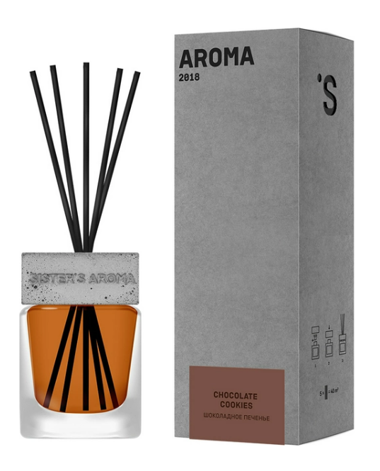 Аромадифузор "Chocolate cookies" Шоколадне печиво, 120 мл, Sister`s Aroma