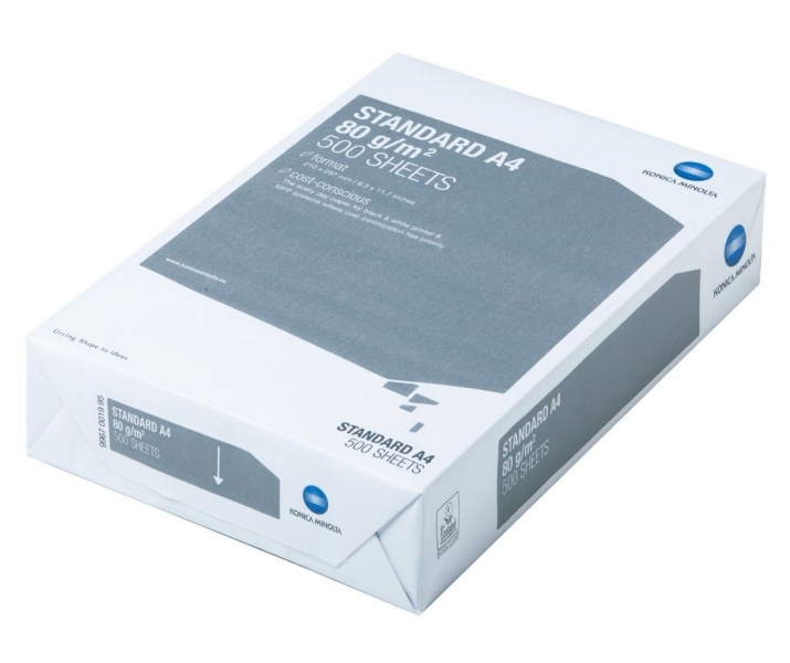 Папір А4 500 арк. 80 г/м2 Konica Minolta Standart, 08486