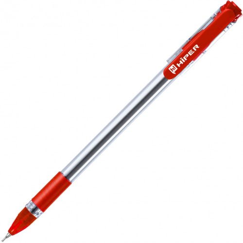 Ручка масляна Hiper Fine Tip HO-111 0,7 мм червона