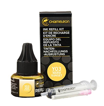 Чорнило для заправки маркера Chameleon 25 мл - Warm Sunset (теплий захід сонця, YO3), CT9003