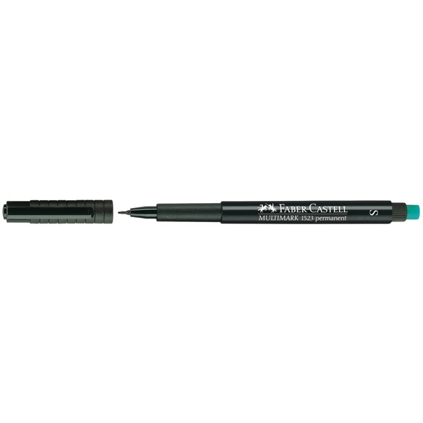 Маркер перманентний Multimark OHP`S 1523 0,4 мм чорний, 152399 Faber-Castell