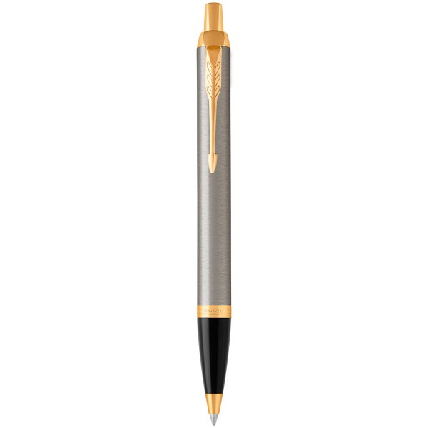 Ручка кульк. IM Brushed Metal позол. Parker, 22 232
