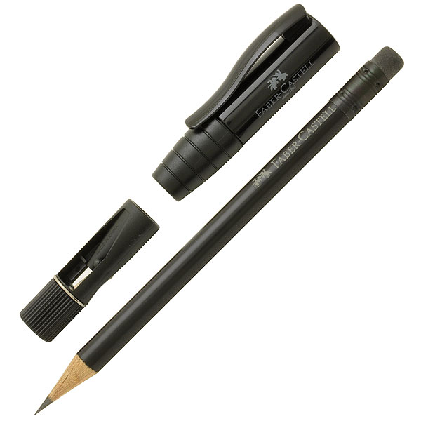 Карандаш чернографитный Perfect Pencil II с точилкой, черный, 182999 Faber-Castell