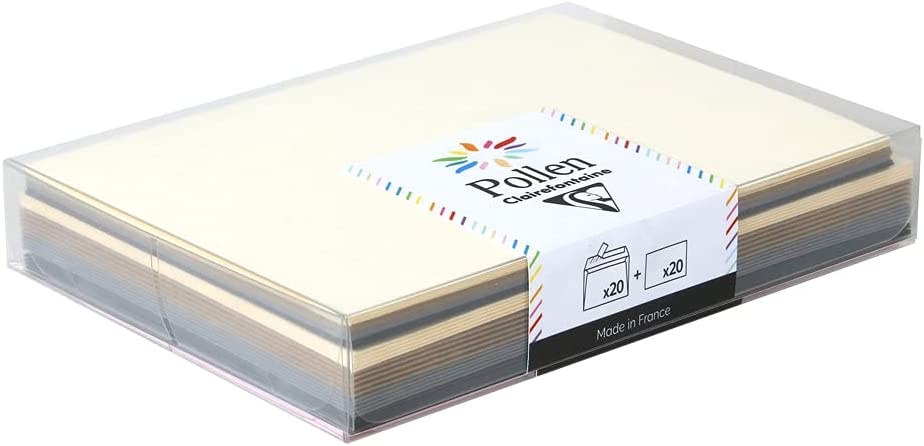 Заготовка для открыток Pollen 110*155 мм/210 г Casual (4 цвета в ассортименте), 20902C Clairefontaine