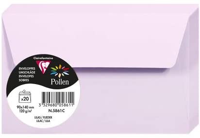 Конверт декоративний Pollen FT30 (90*140 мм)/120 г, Lilac/Бузковий, 5861C