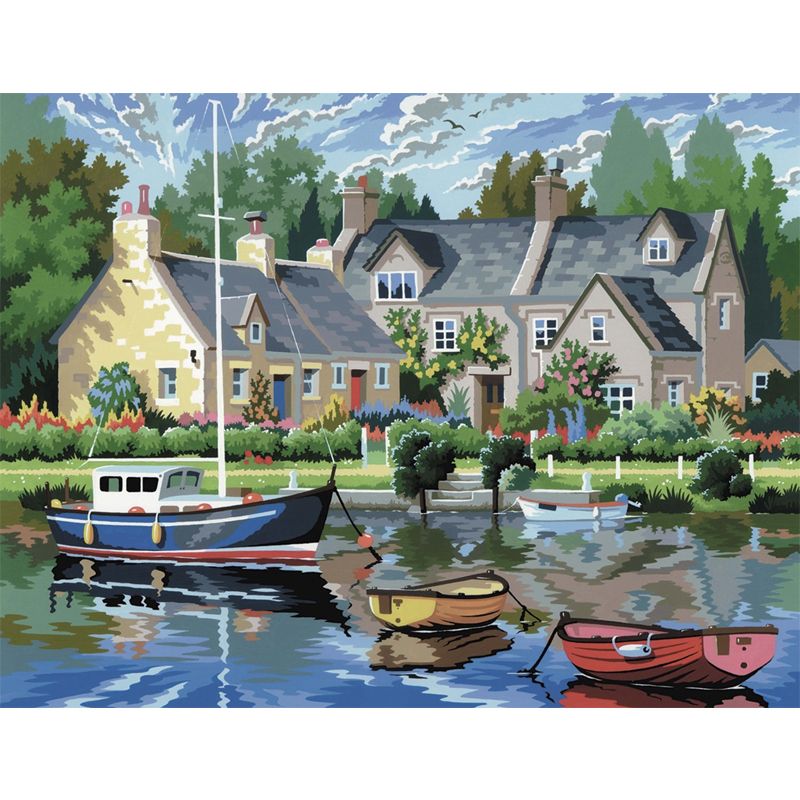 Набір для творчості Sequin Art Painting by numbers Senior Спокійна гавань, SA0130