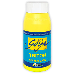 Фарба акрилова "Solo Goya" Triton 20 мл, лимонний, KR-17026R